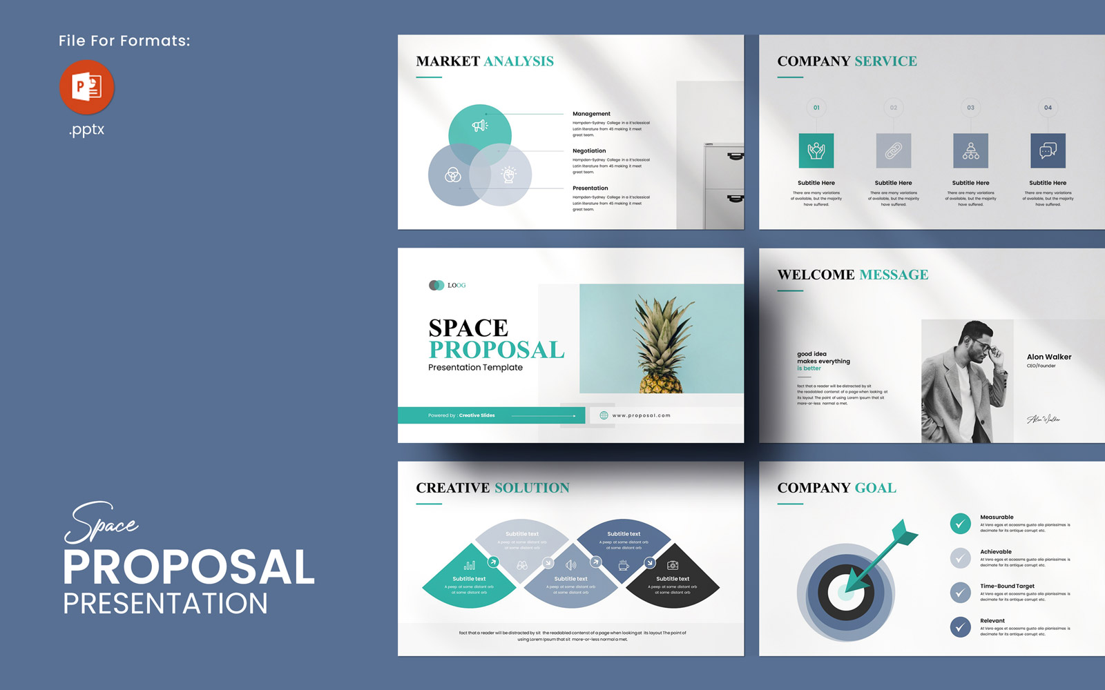 Space Proposal PowerPoint Template