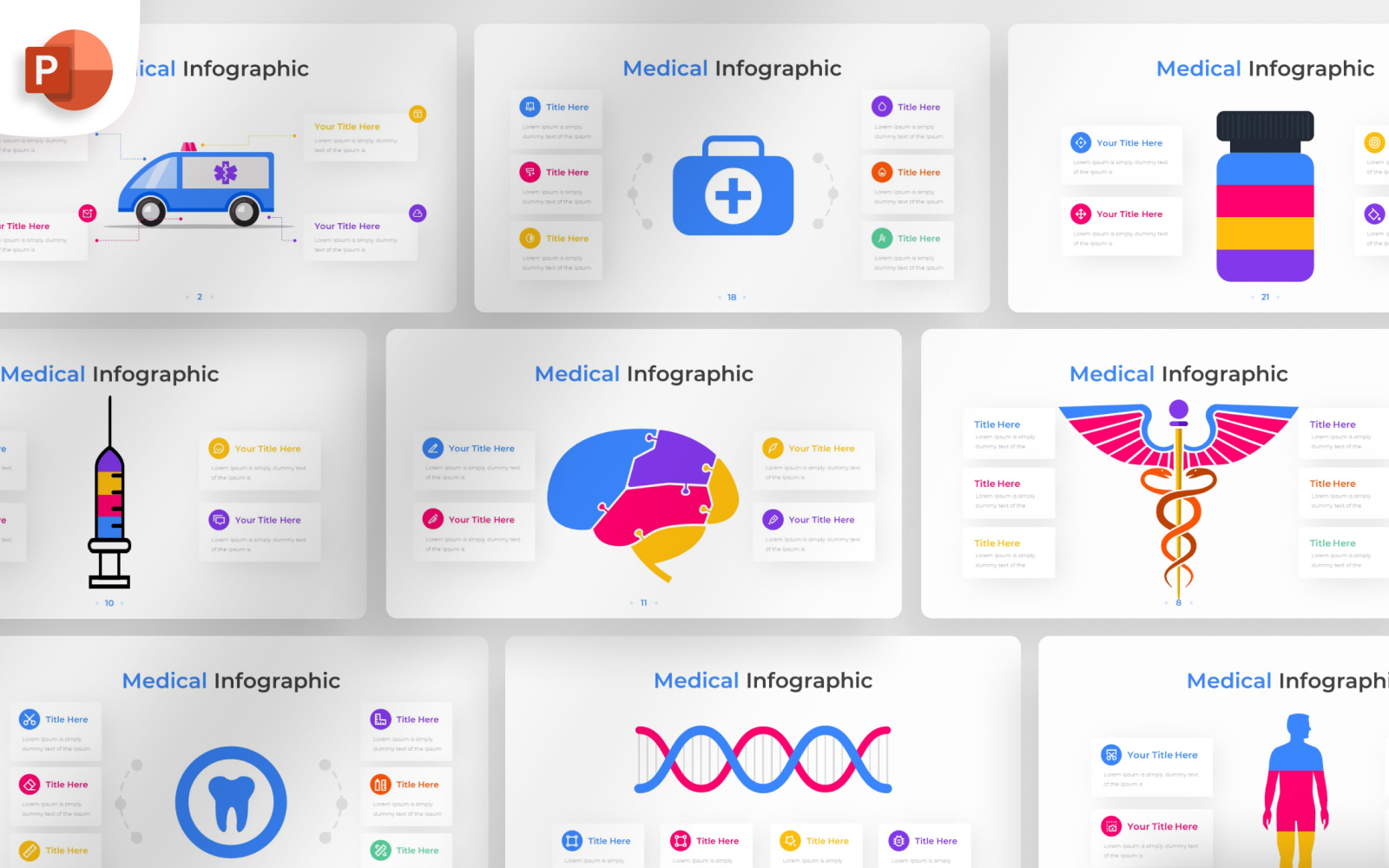 Medical PowerPoint Infographic Template