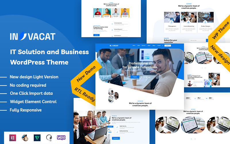 Invacat - IT Solution and Business WordPress Theme