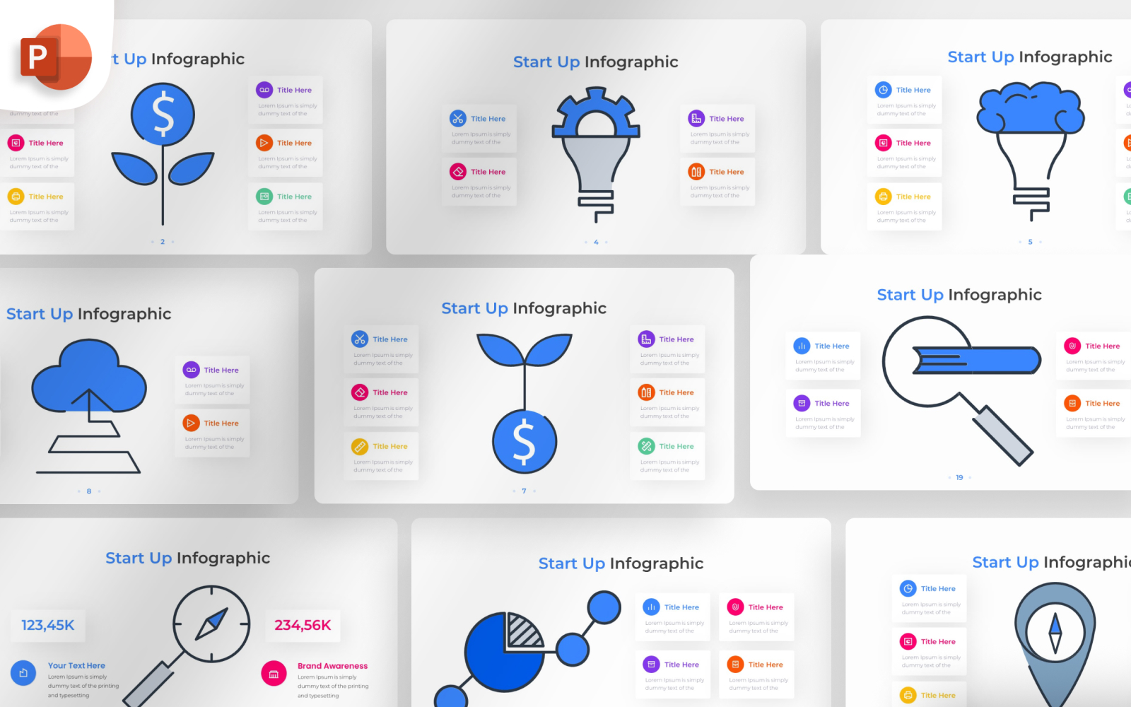 Start-Up PowerPoint Infographic Template