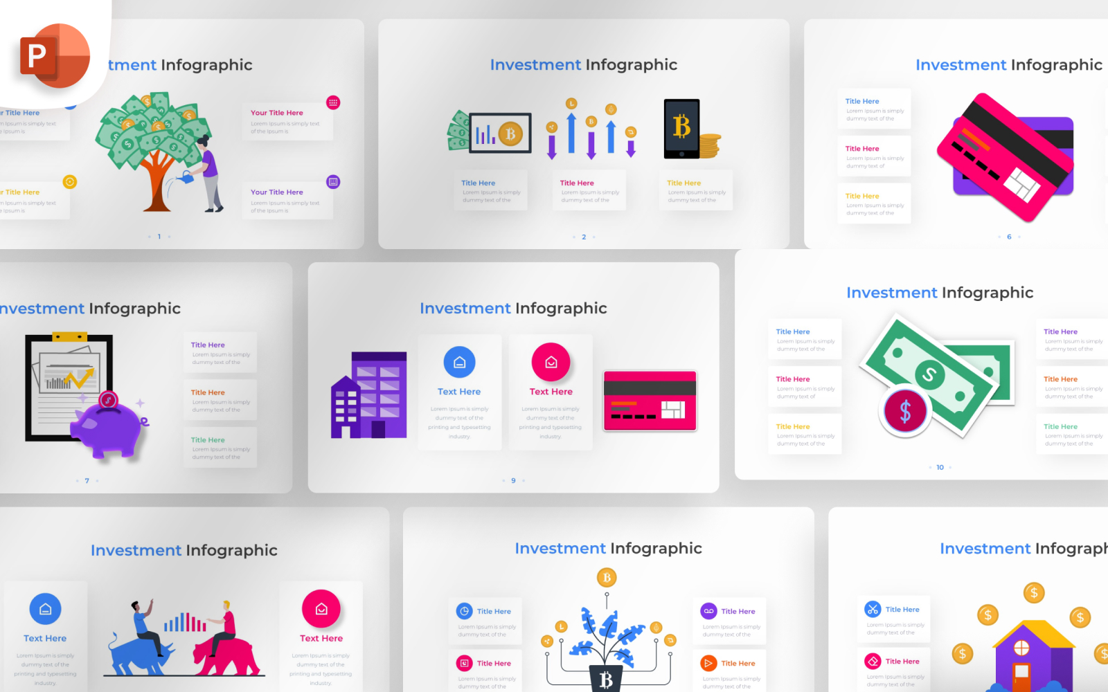 Investment PowerPoint Infographic Template