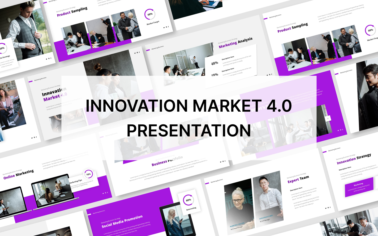 Innovation Market 4.0 Powerpoint Presentation Template