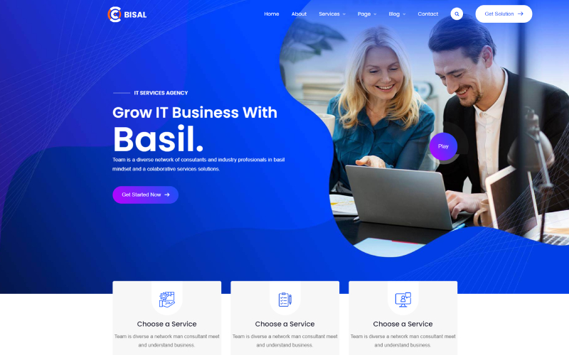 Basil - Business And Consulting HTML5 Template