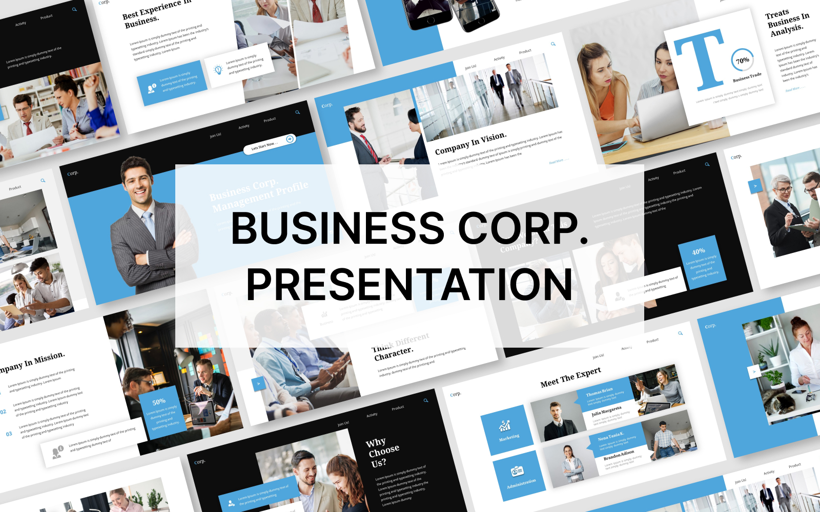 Business Corp. Powerpoint Presentation Template
