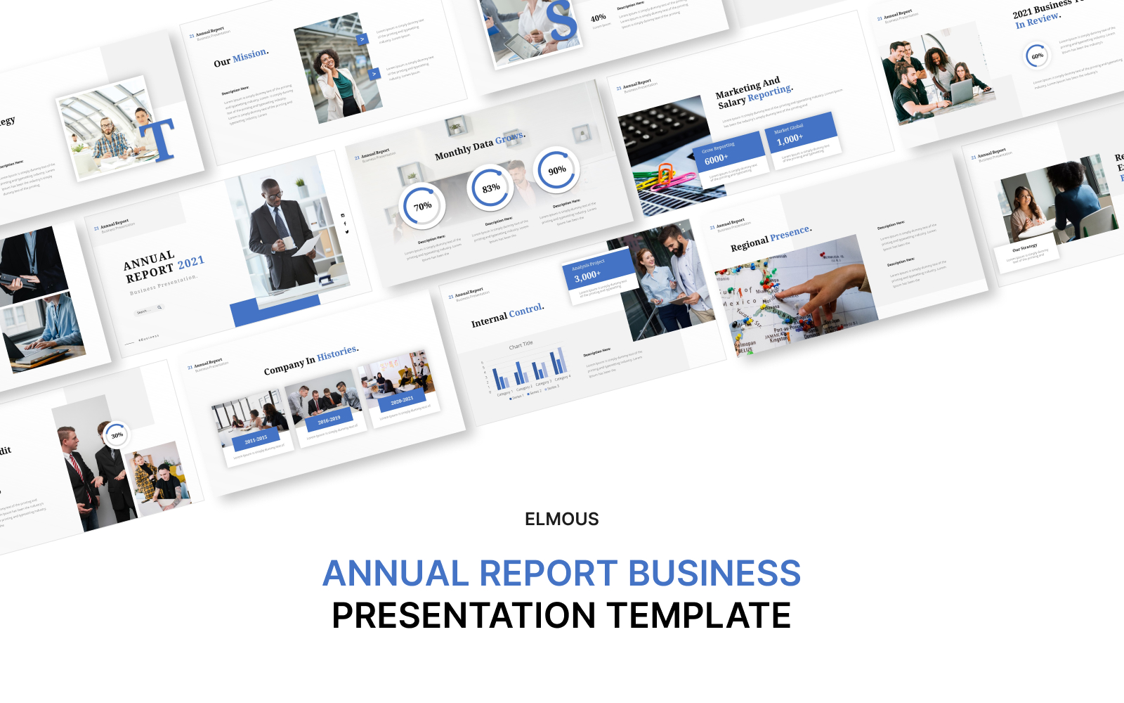 Annual Report - Business Powerpoint Presentation Template