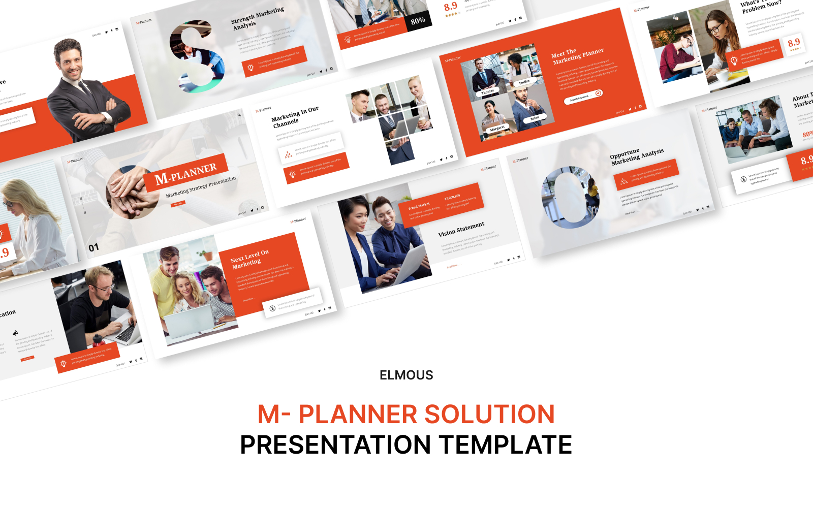 M-Planner Solution Powerpoint Presentation Template