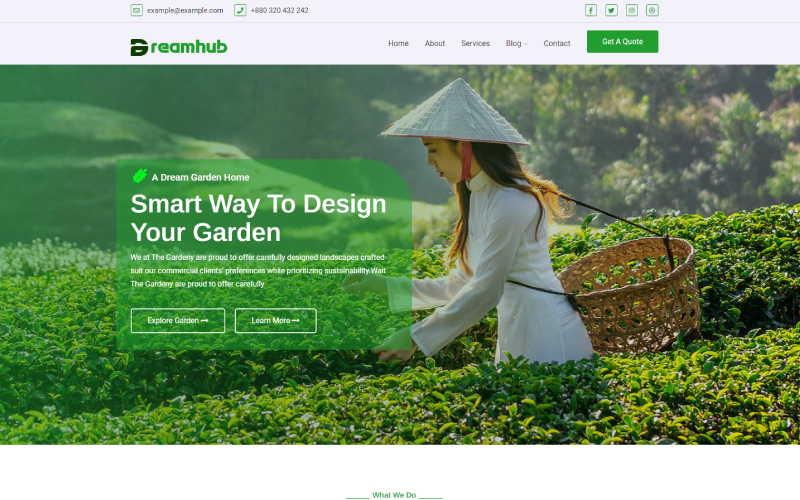 Gardening and Landscaping WordPress Theme