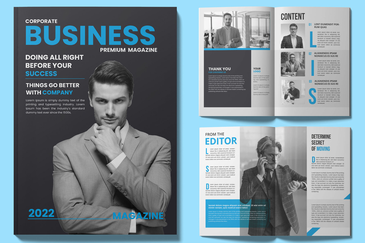 Business Magazine Templates