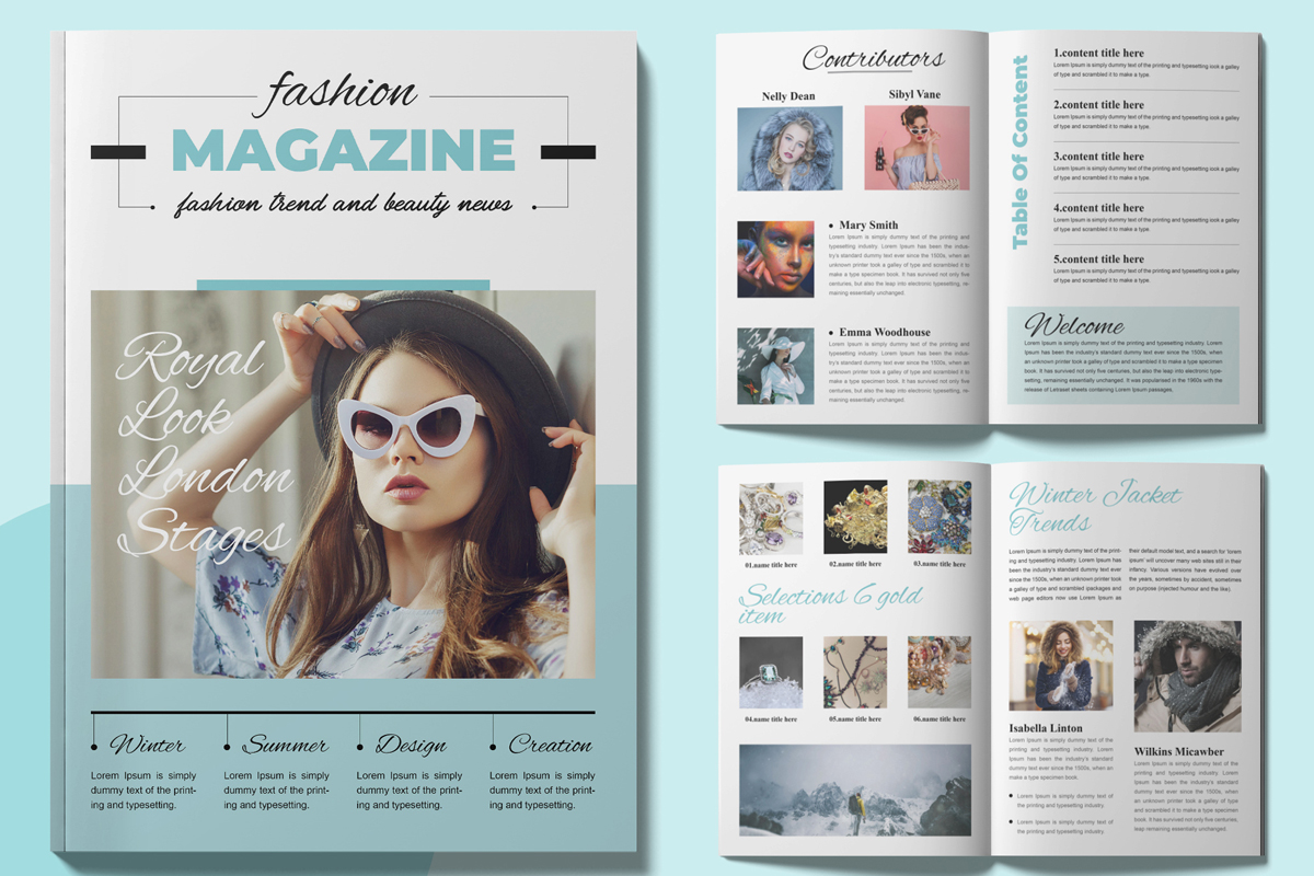 The Fashion Magazine Design