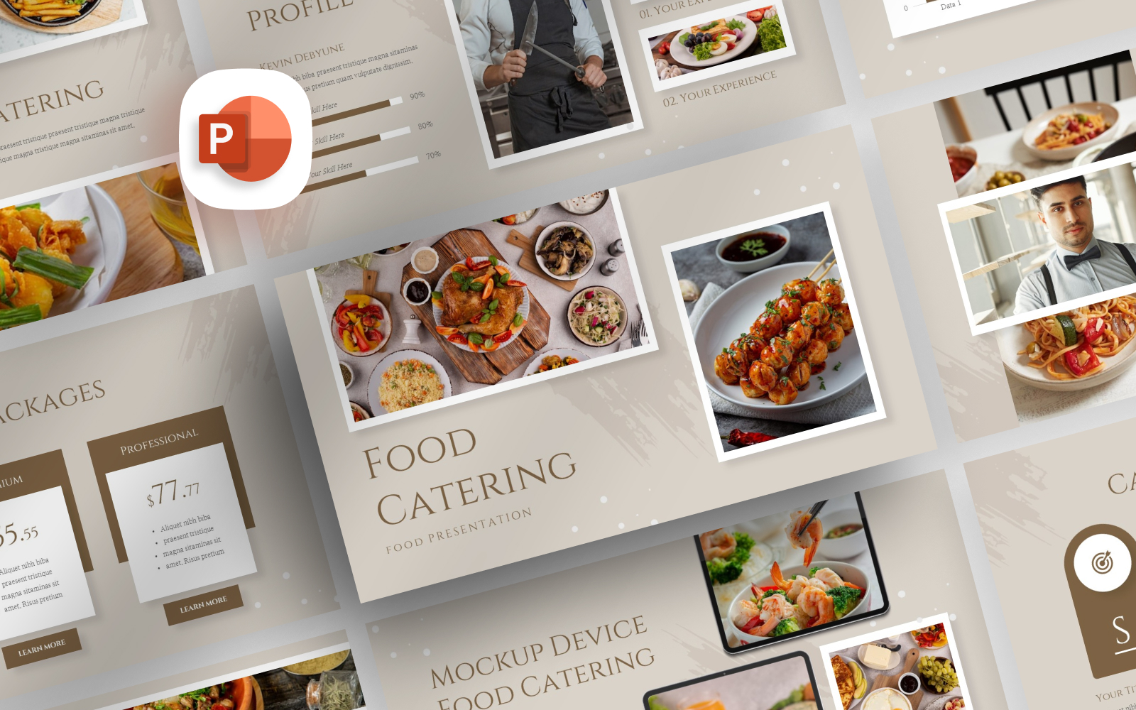 Food Catering PowerPoint Template