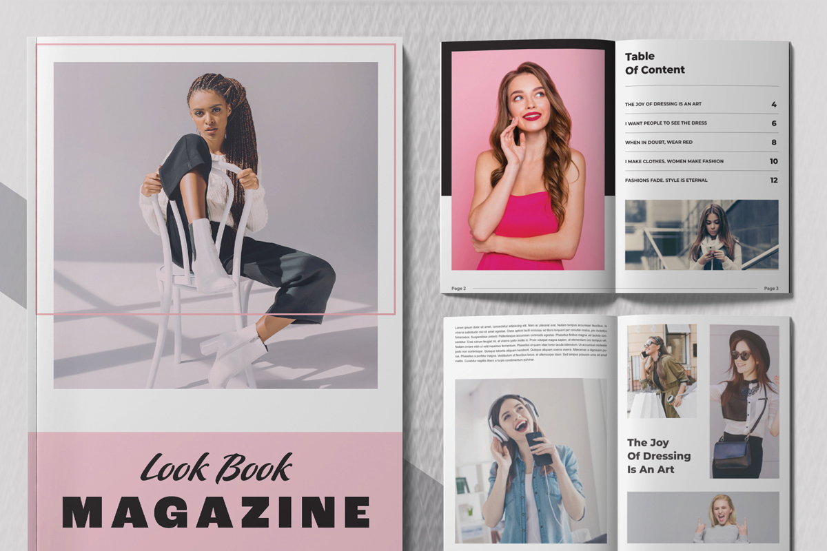 Fashion Look Book Design Layout