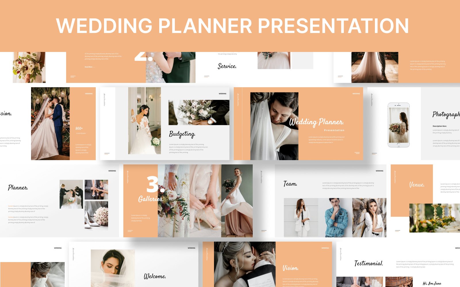 Wedding Planner Powerpoint Presentation Template