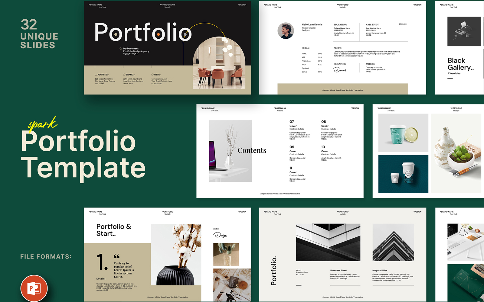 Portfolio Digital Presentation Template