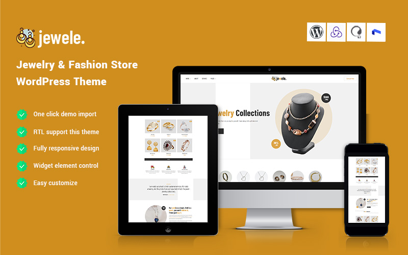 Jewele - Jewelry & Fashion Store WordPress Theme
