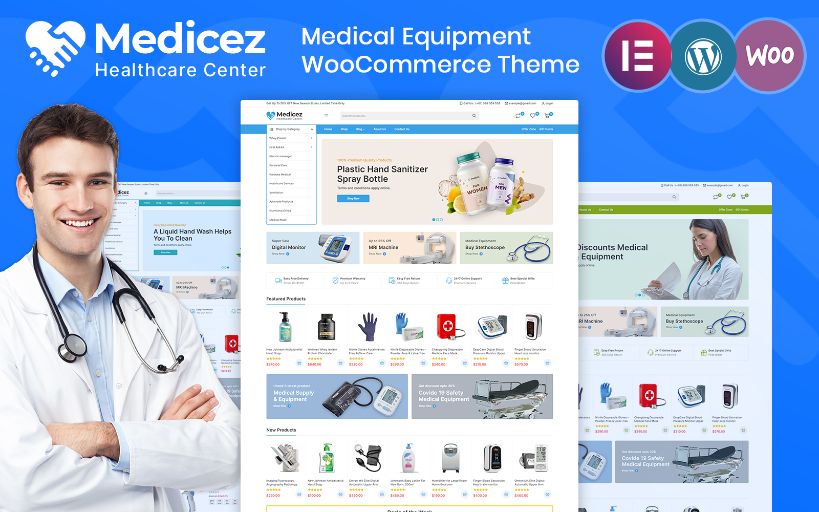 Medicez - Pharmacy, Drug, and Healthcare WooCommerce Theme