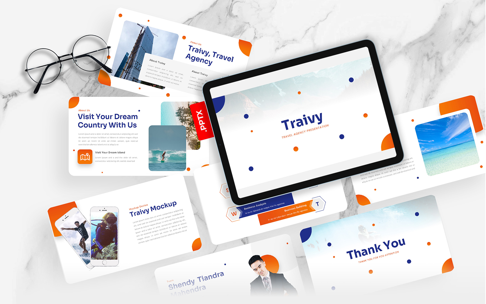 Traivy – Travel Agency PowerPoint Template