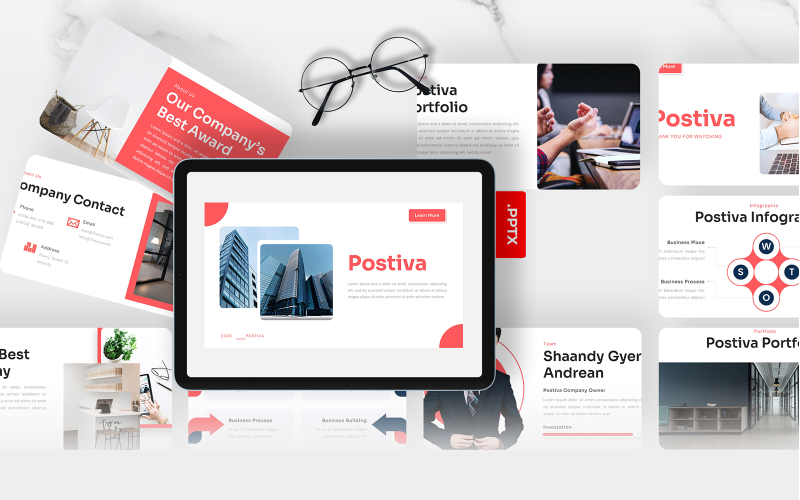 Postiva - Business PowerPoint Template