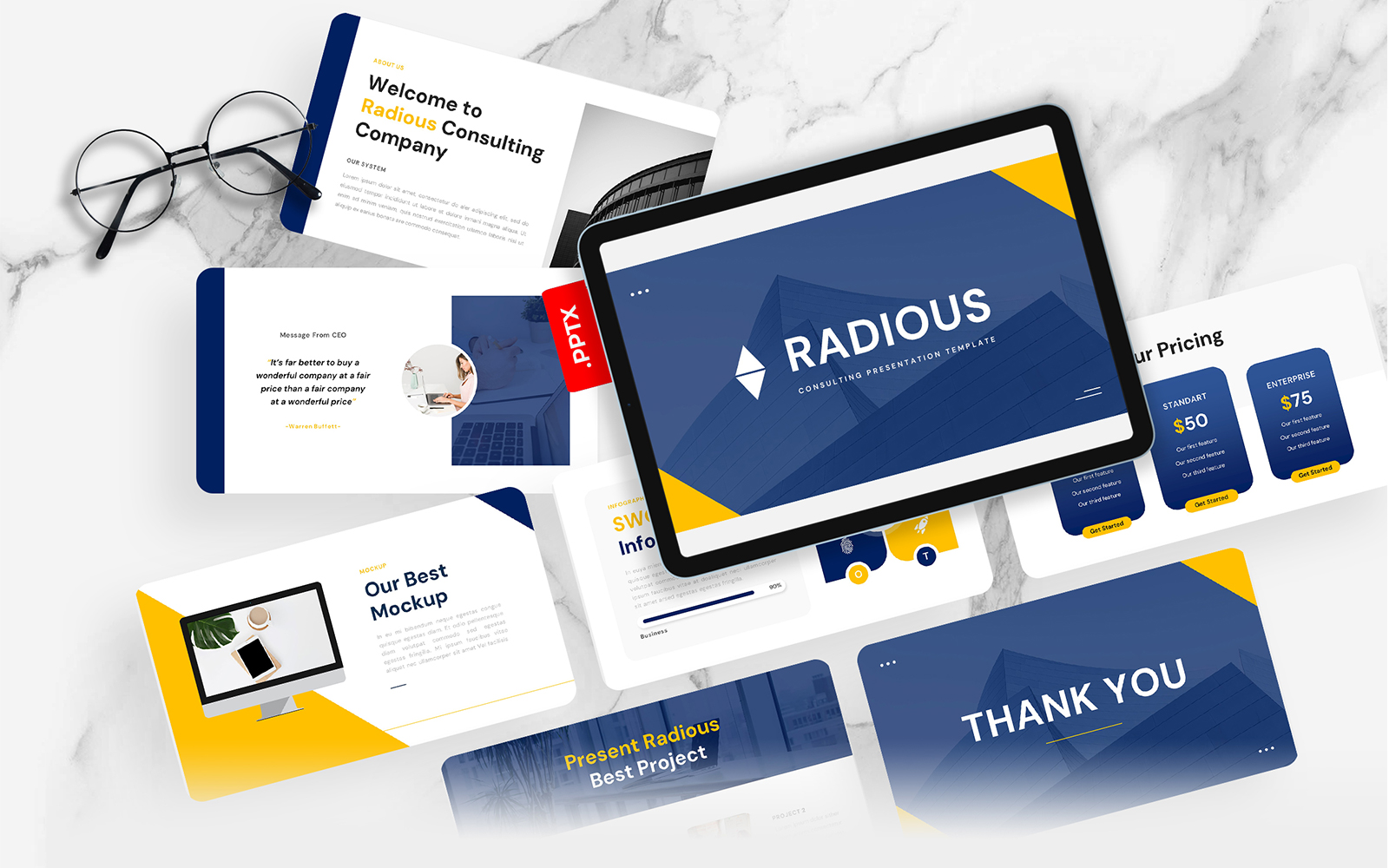Radious - Business PowerPoint Template