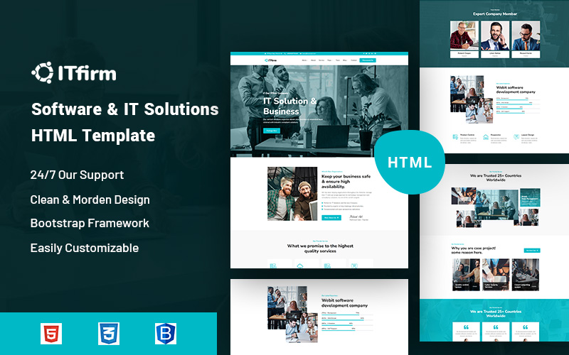 ITfirm – Software & IT Solutions Website Template