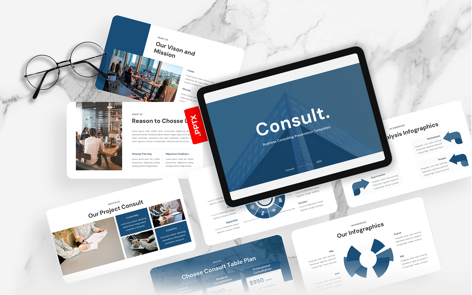 Consult – Business Consulting PowerPoint Template