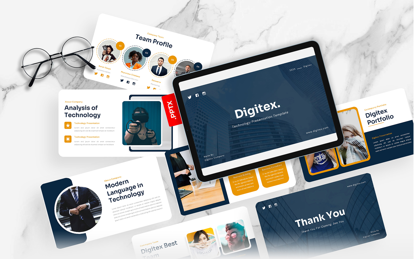 Digitex - Technology PowerPoint Template