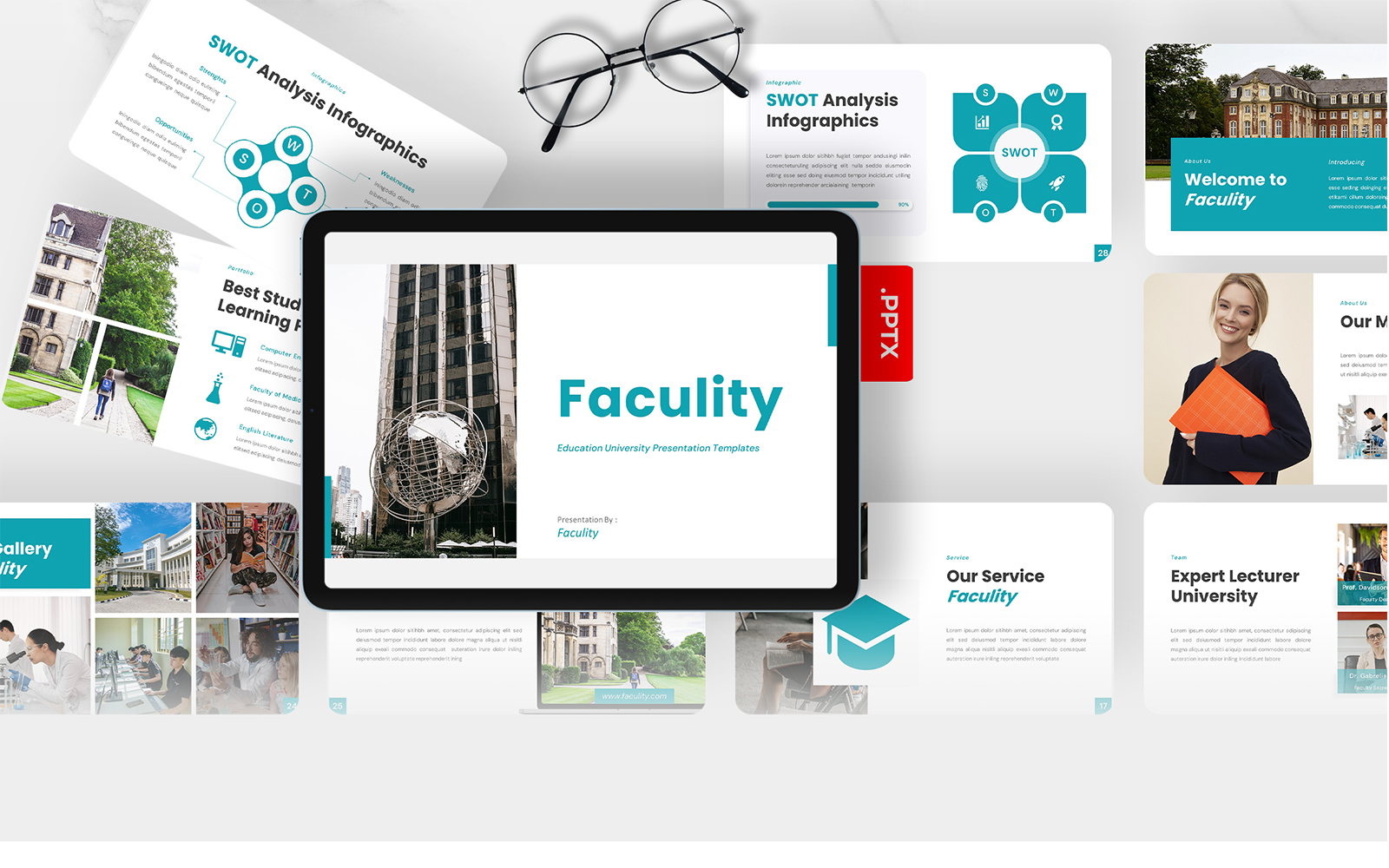 Faculity – Education University PowerPoint Template