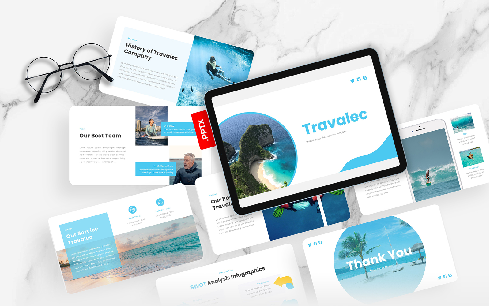 Travalec – Travel Agency PowerPoint Template