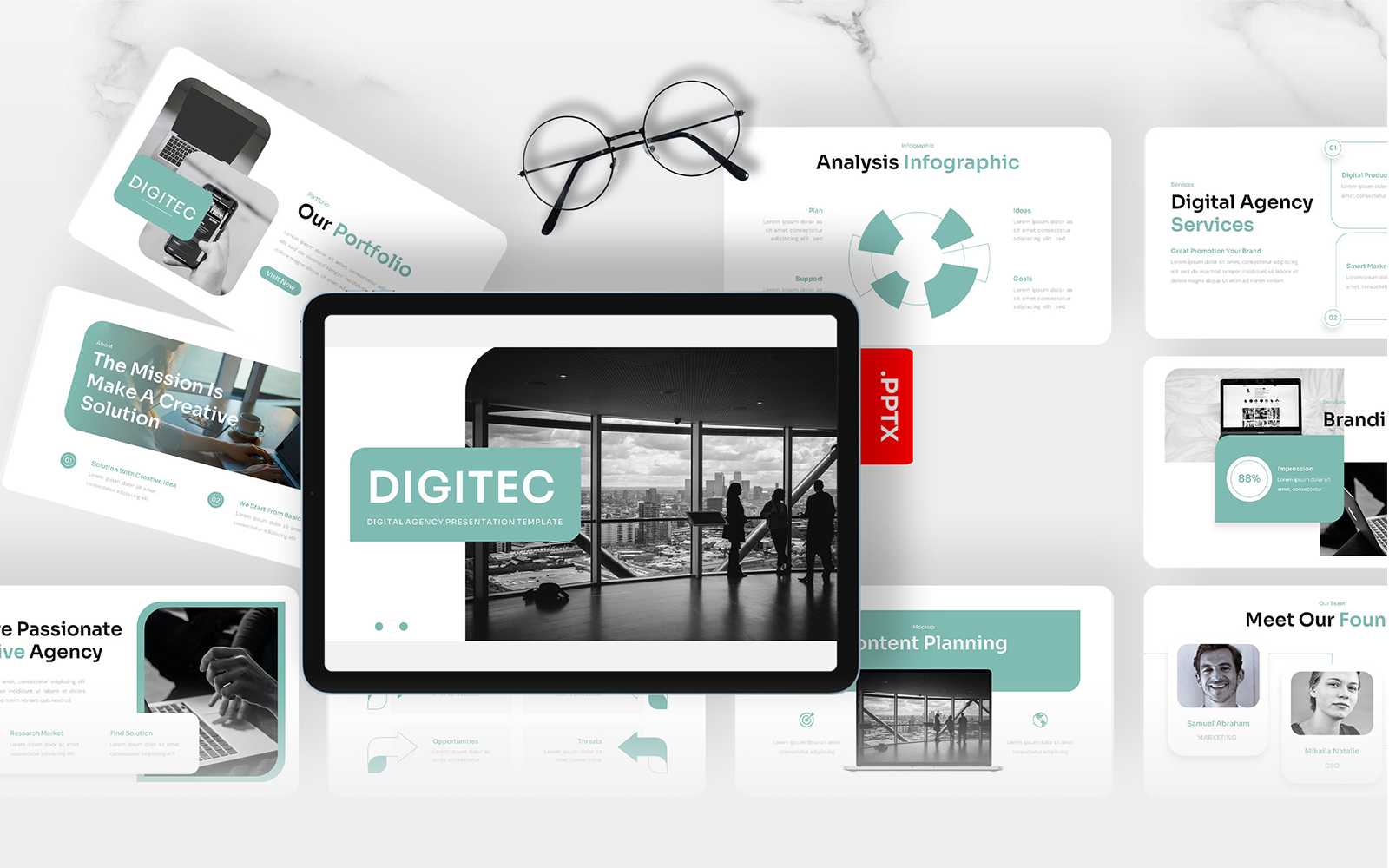 Digitec – Digital Agency PowerPoint Template