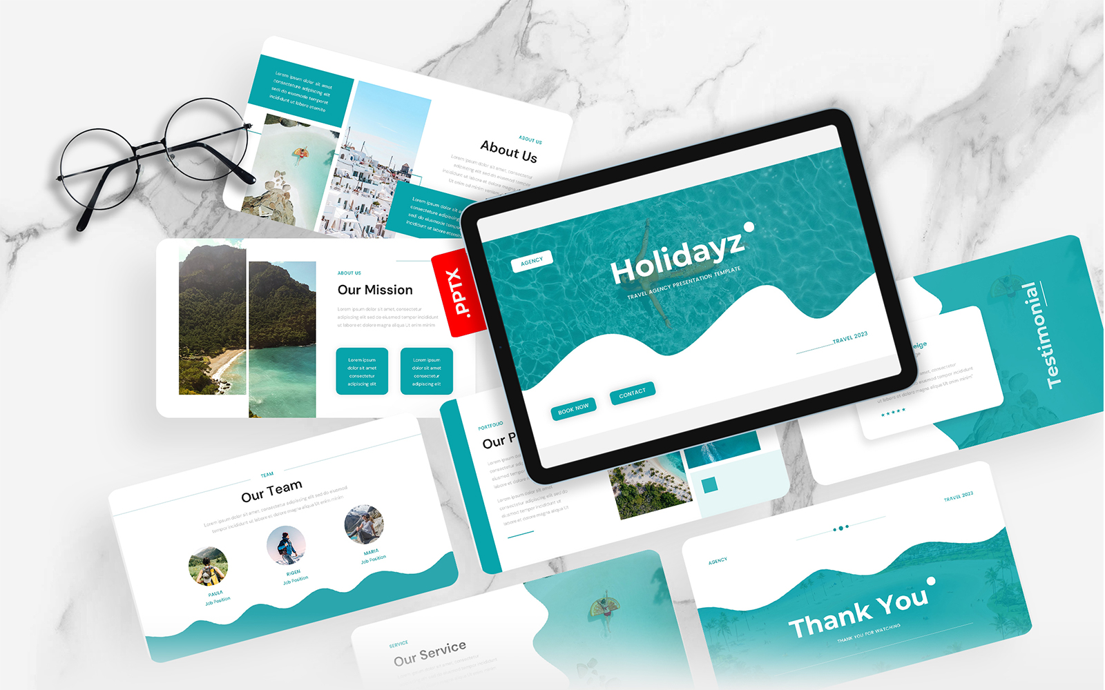 Holidayz – Travel Agency PowerPoint Template