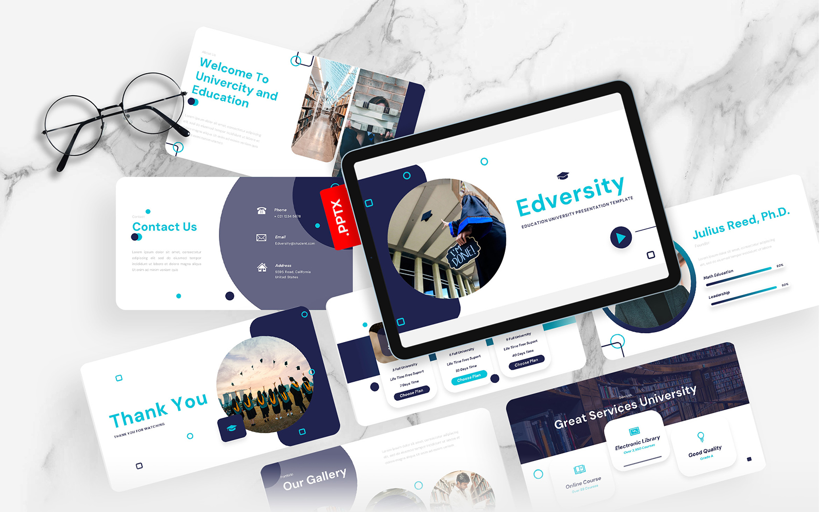 Edversity – Education University PowerPoint Template