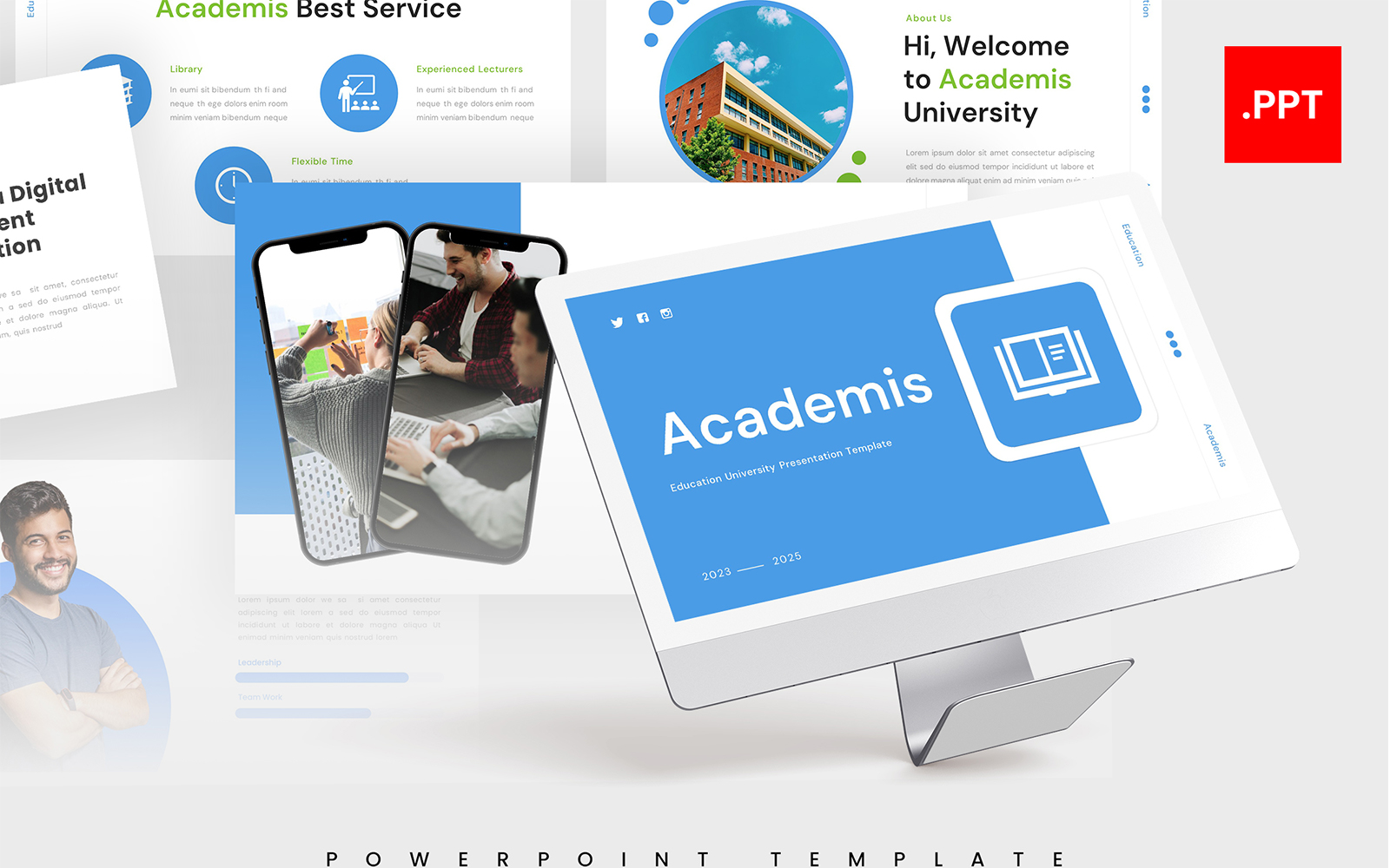 Academis - Education University PowerPoint Template