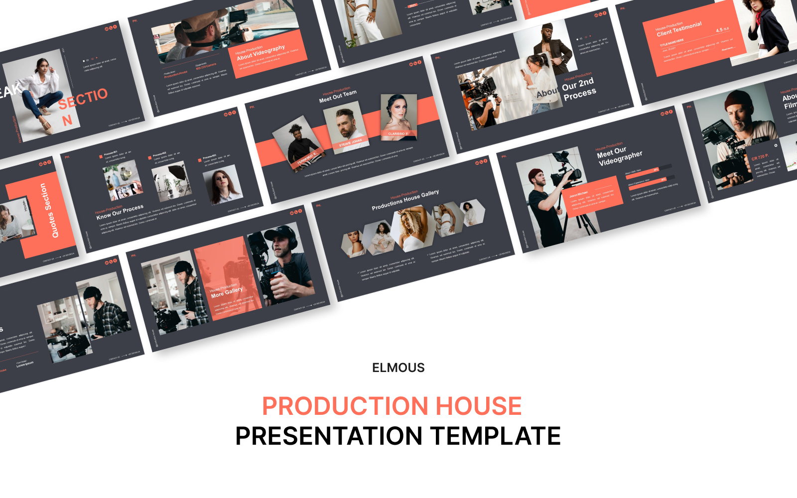Production House Powerpoint Template Presentation
