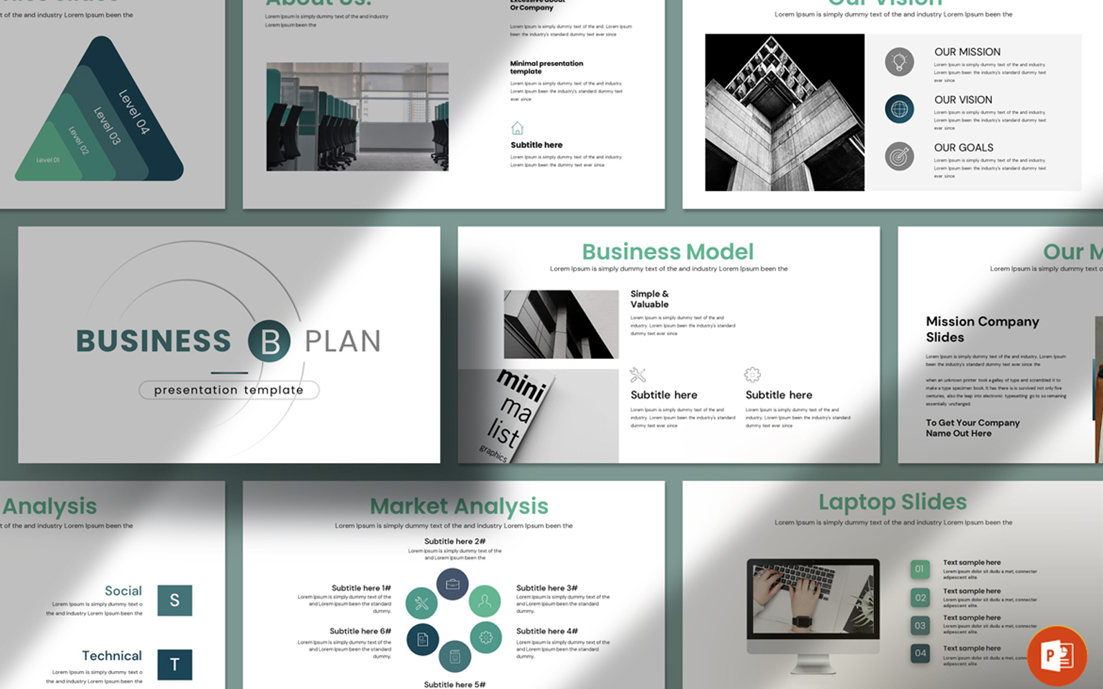 Business Plan Layout  Presentation Template