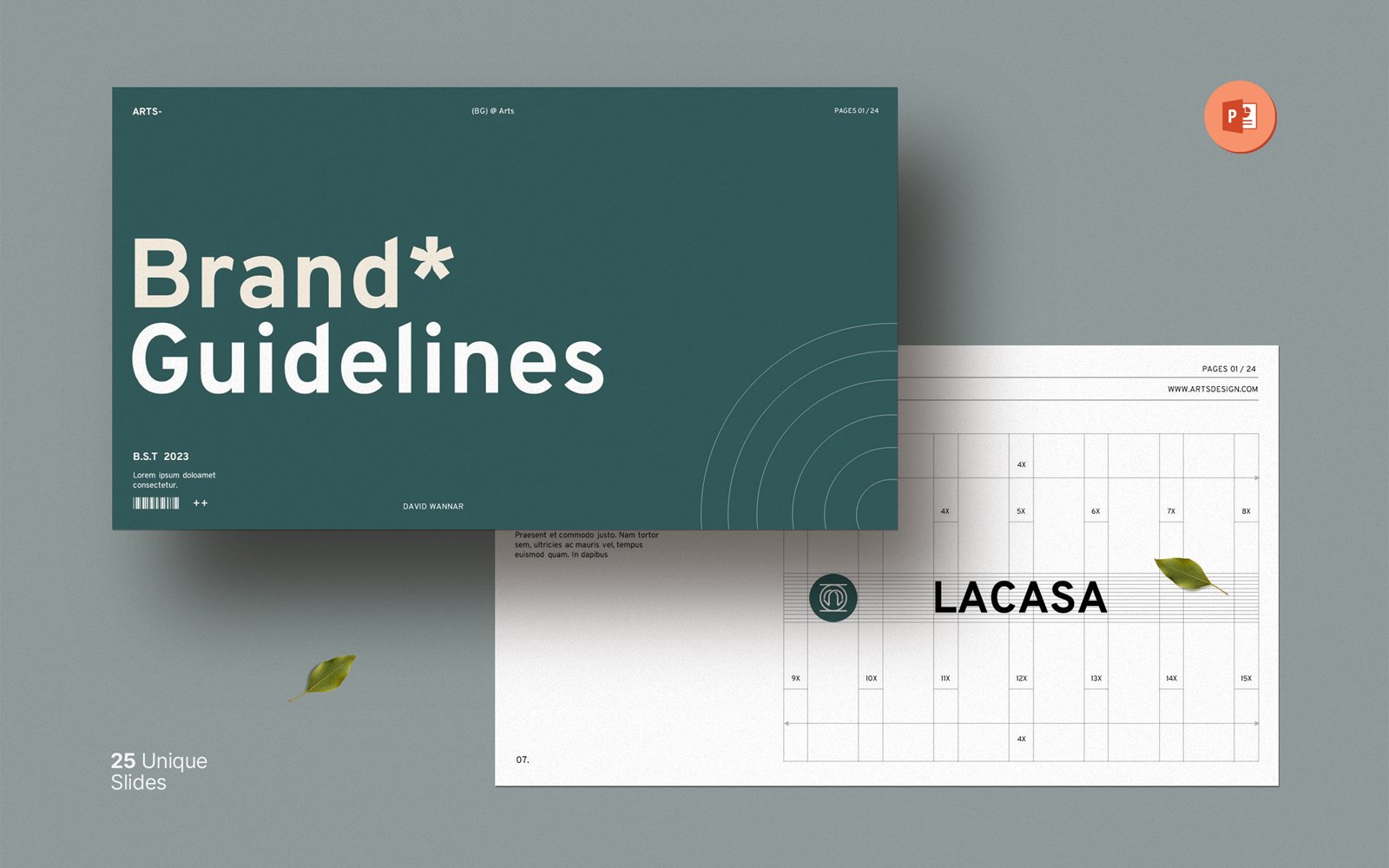 Brand Guidelines Presentation Layout