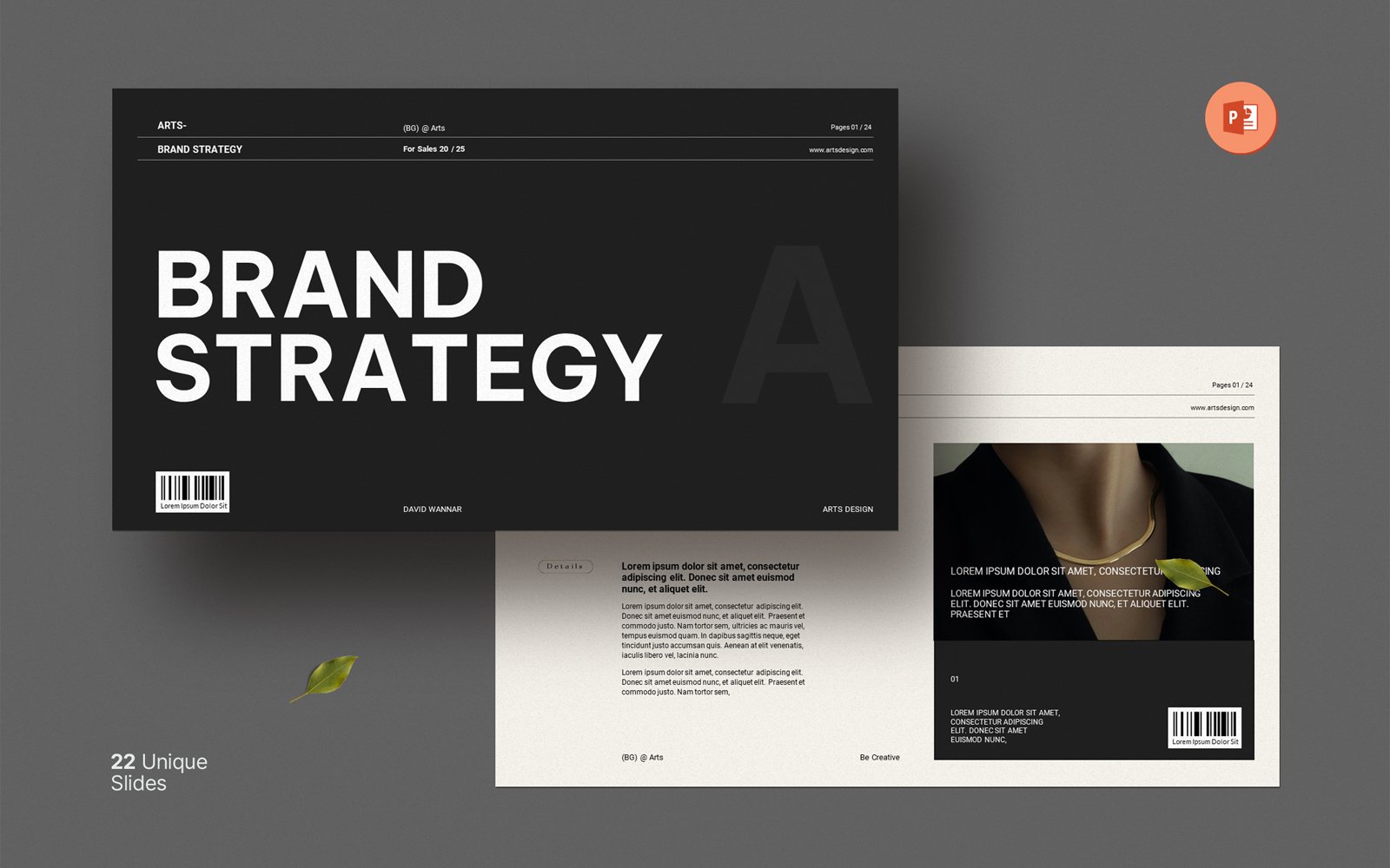 Brand Strategy PowerPoint Layout