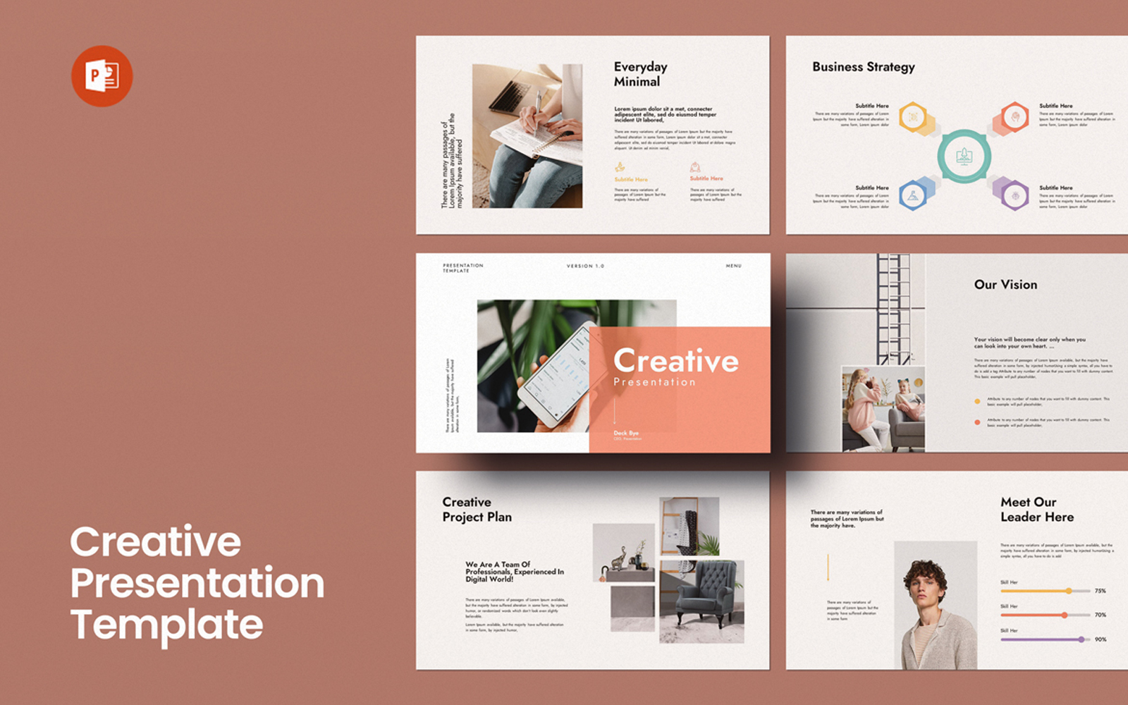 Creative presentation PowerPoint Layout template