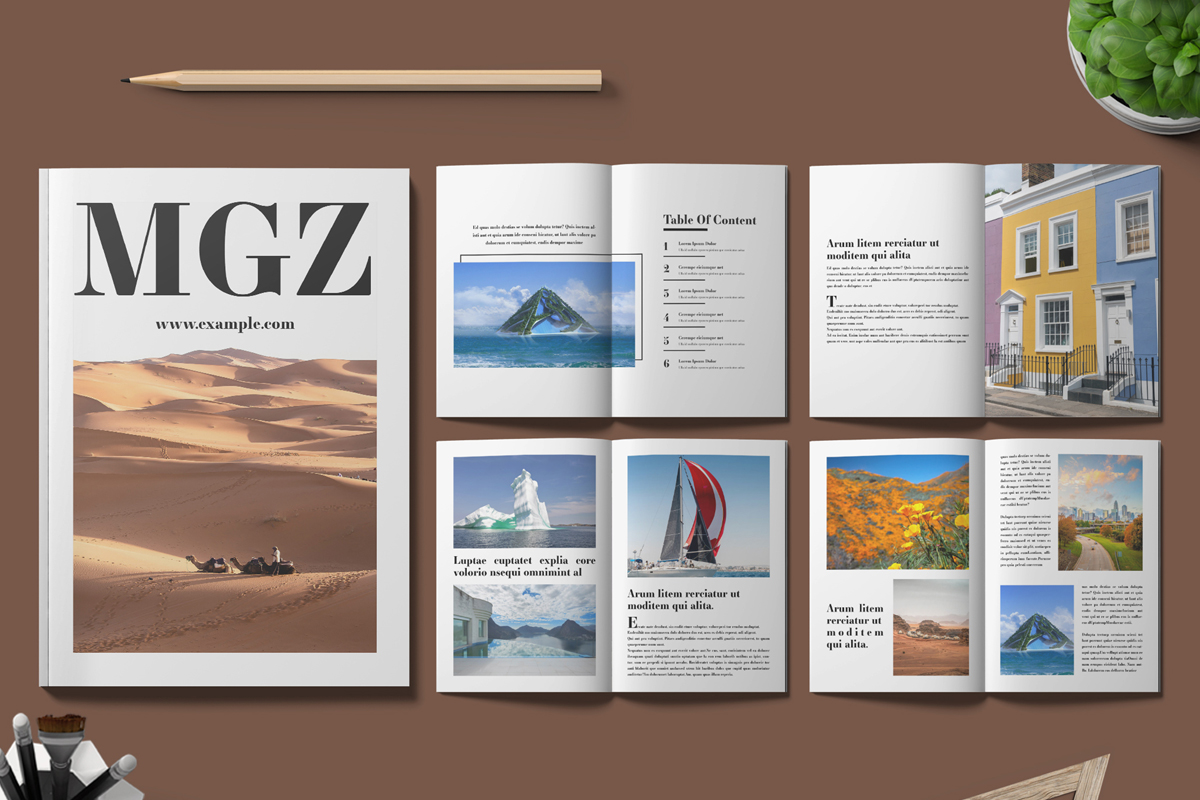 Magazine Design Templates.