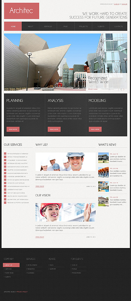 Joomla Main Page preview