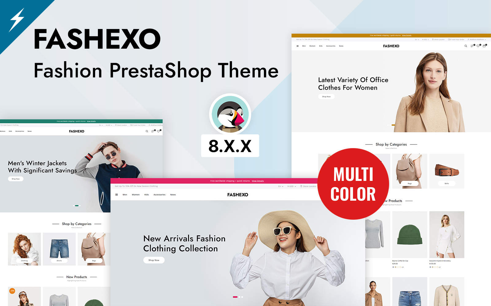 Fashexo - Fashion and Clothes Store PrestaShop Theme
