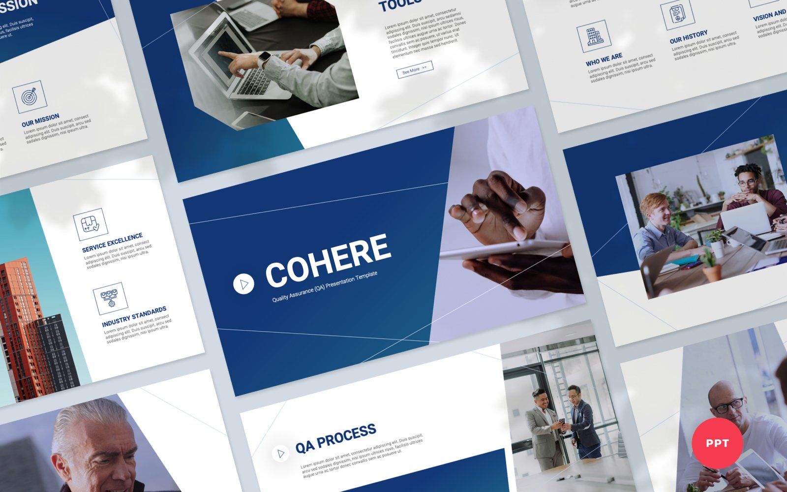 Cohere - Quality Assurance Presentation PowerPoint Template