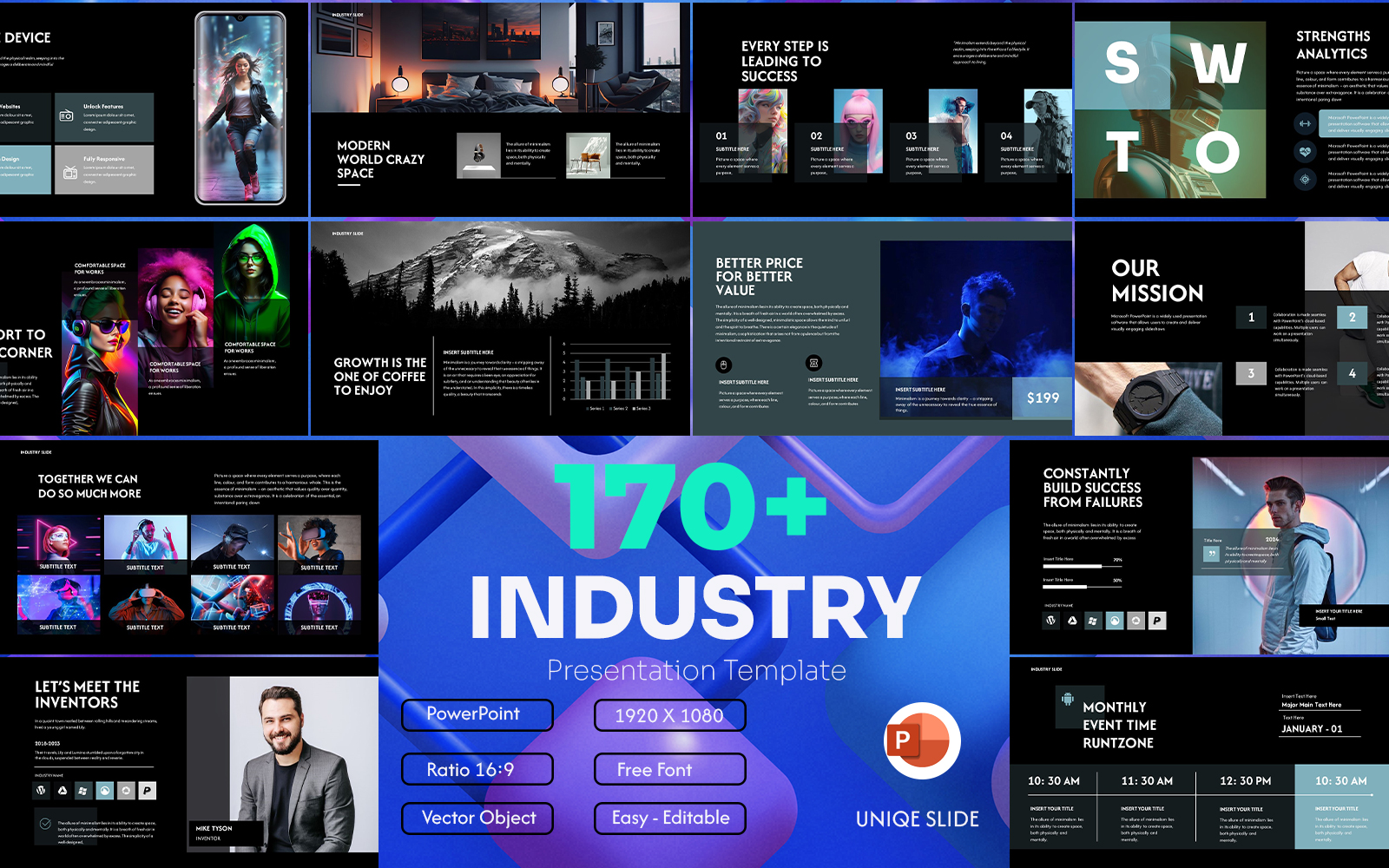 Industry Business PowerPoint Presentation Template