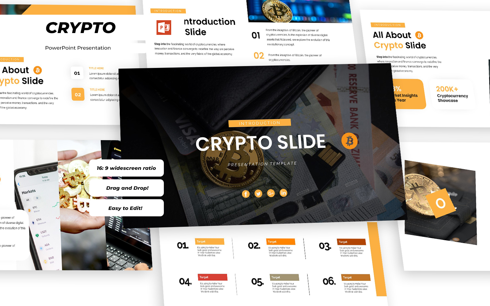 Crypto - PowerPoint Presetation Template