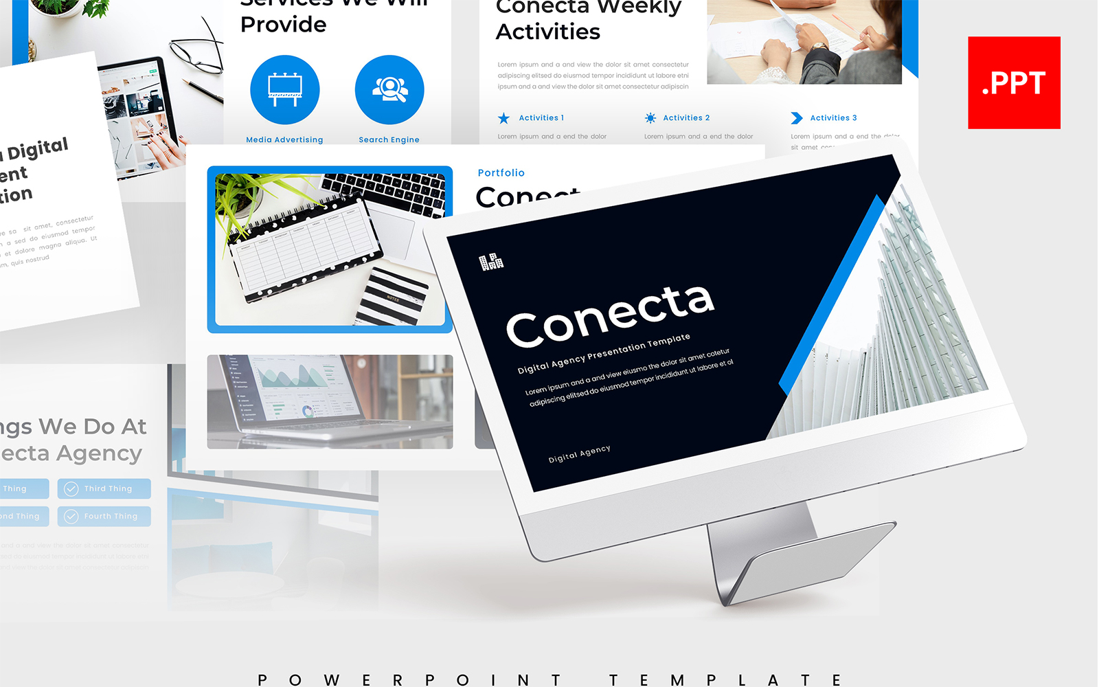 Conecta – Digital Agency PowerPoint Template