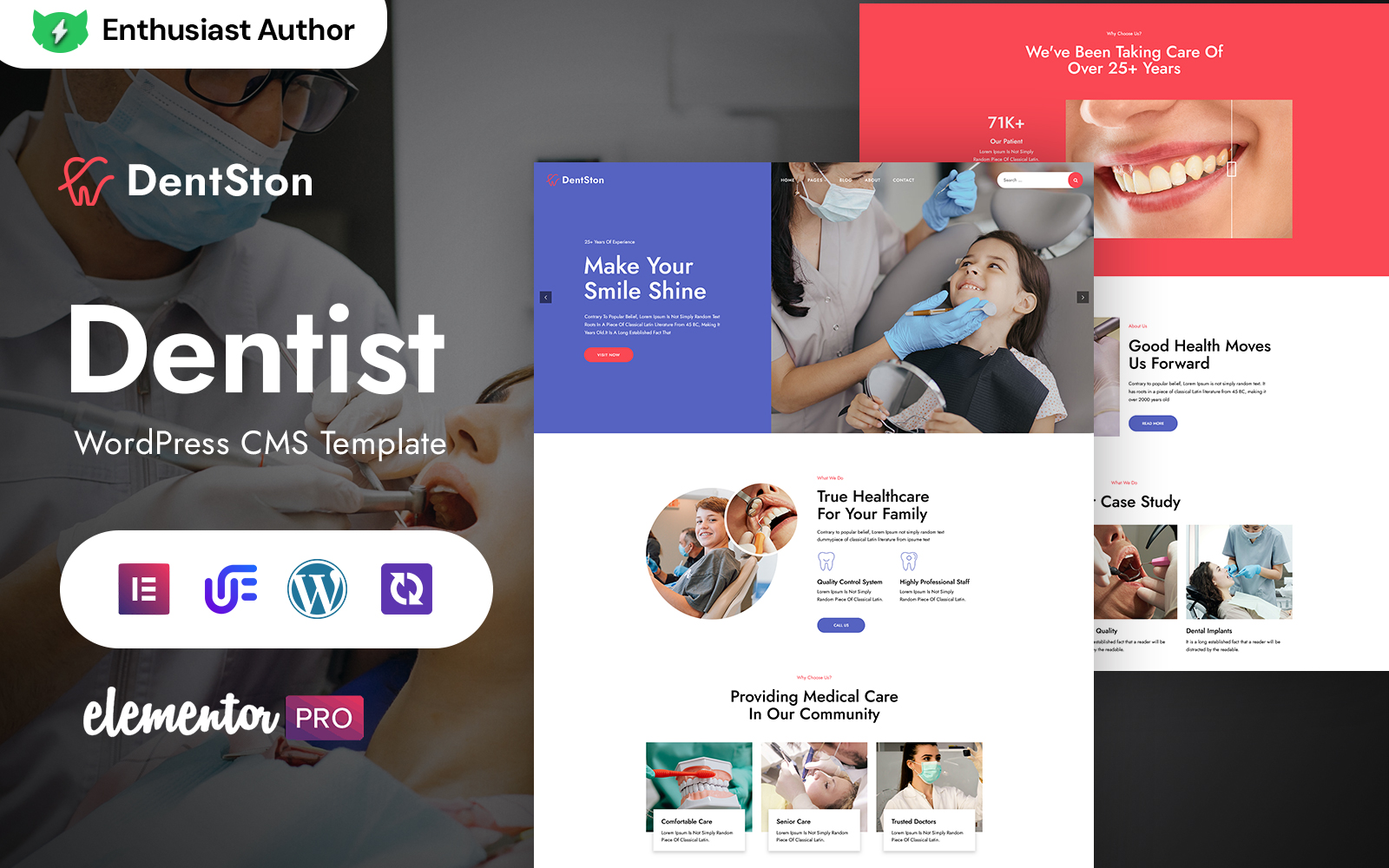 DentSton - Dentistry Multipurpose WordPress Elementor Theme