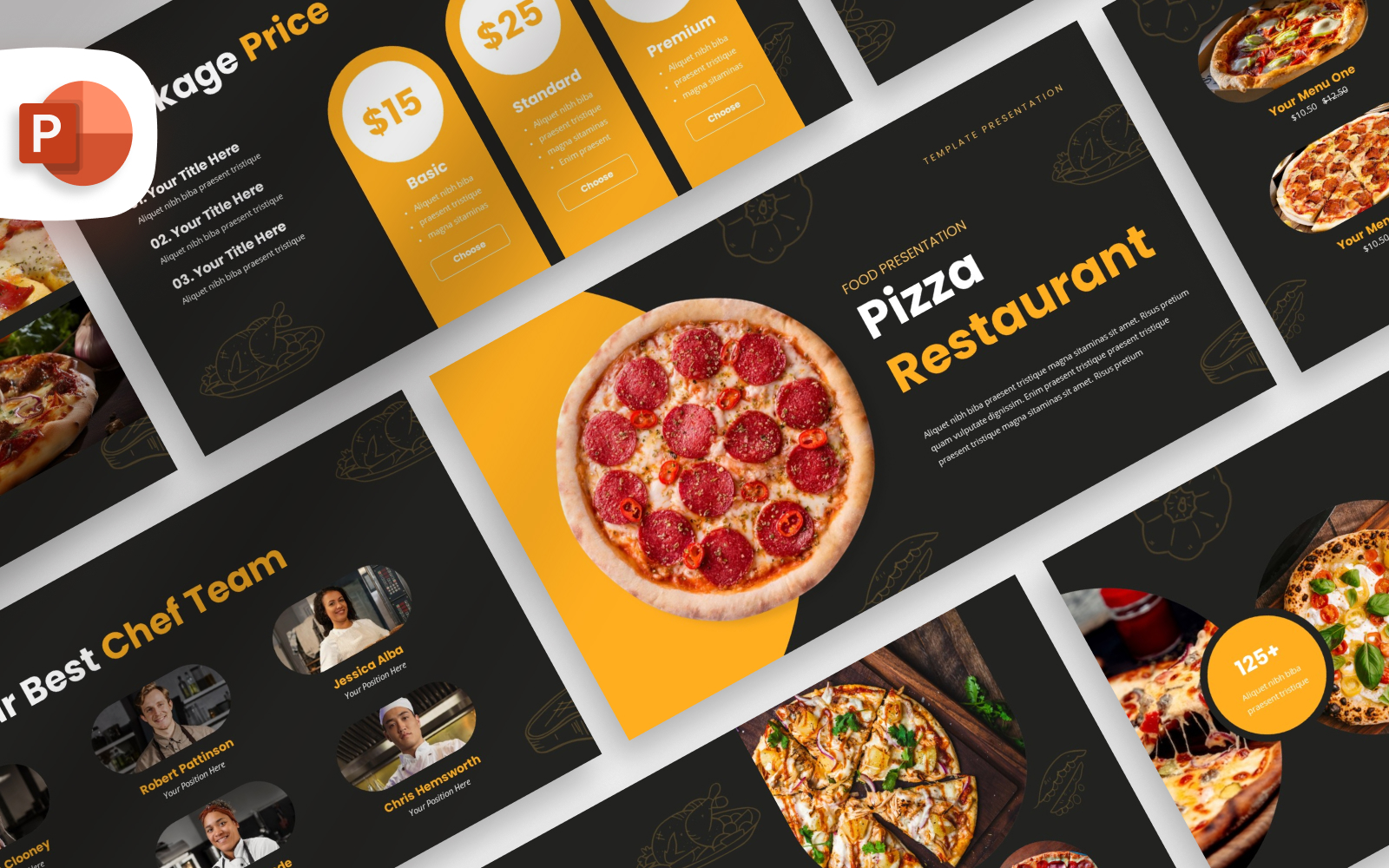 Pizza Restaurant PowerPoint Template