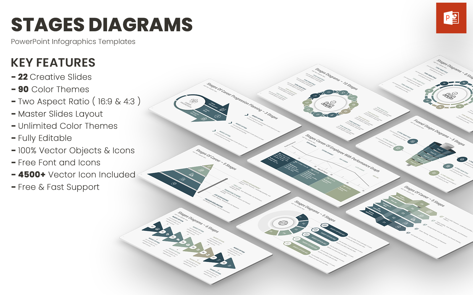 Stages Diagrams PowerPoint Templates
