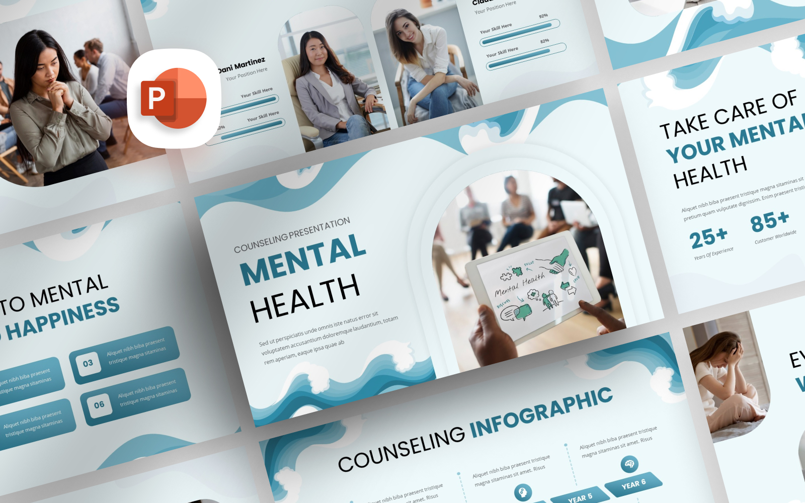Mental Health Counseling PowerPoint Template