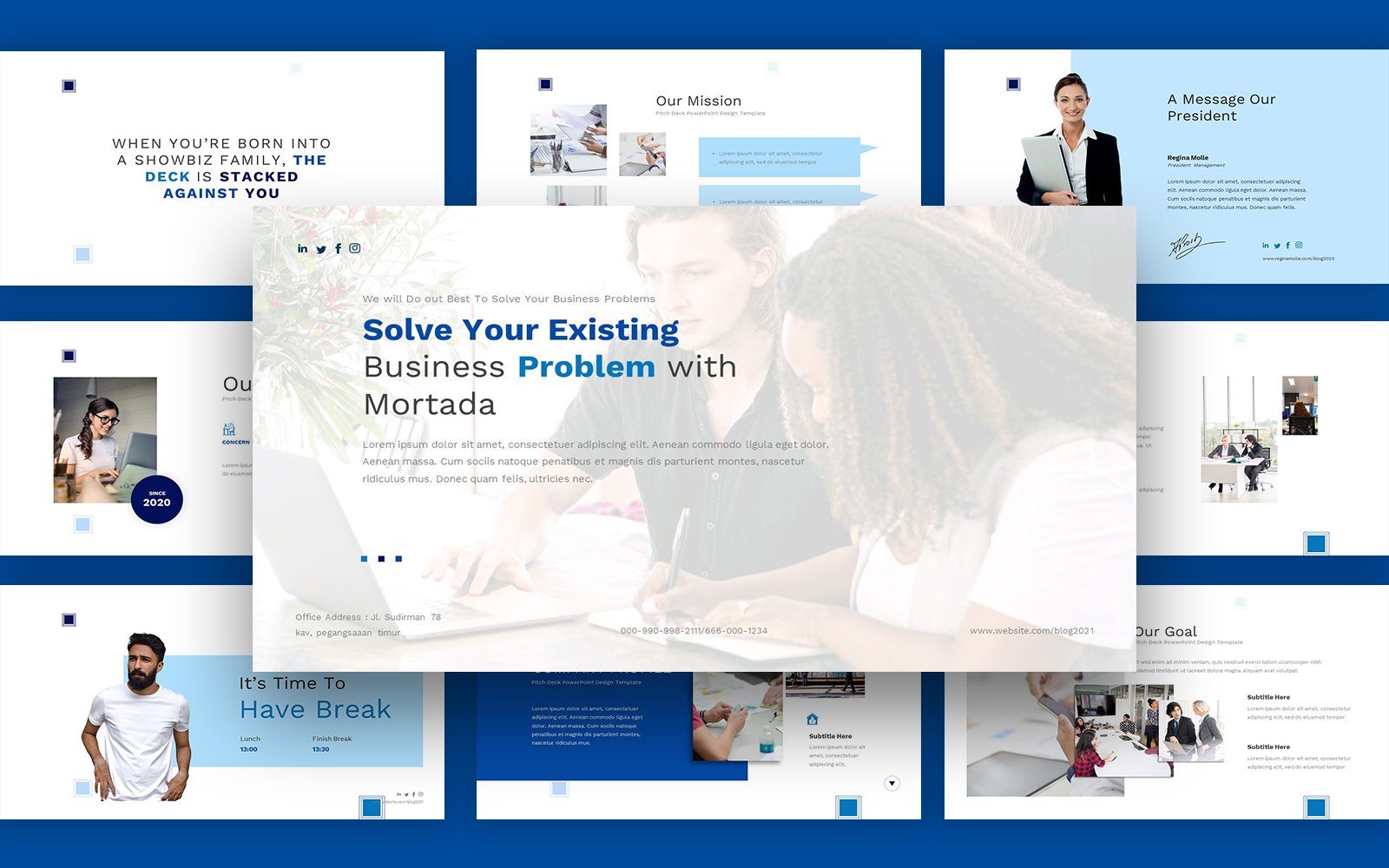 Moartada Business Solution Powerpoint