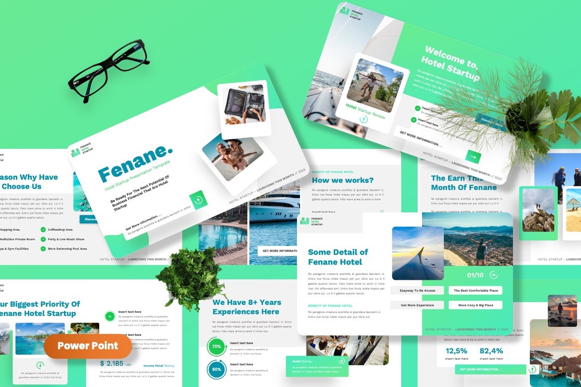 Fenane - Hotel Stratup Powerpoint Template