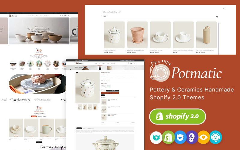 Potmatic - Ceramic, Pottery, Home Decor, Art & Crafts - Shopify Theme